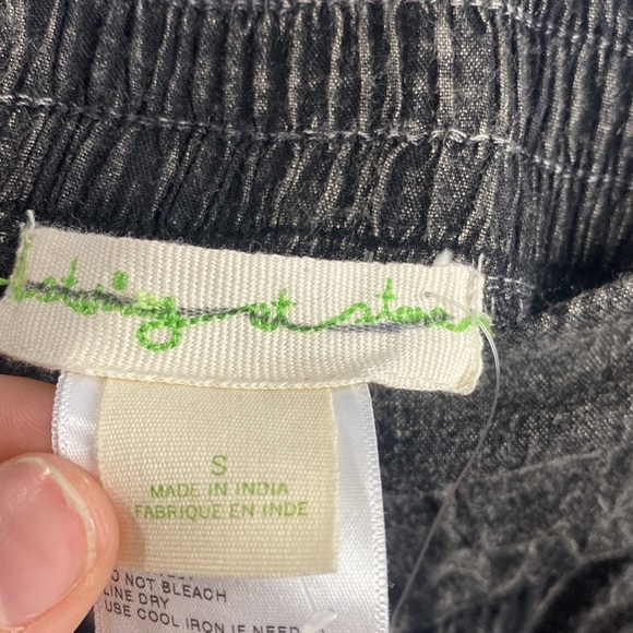 ANTHROPOLOGIE Staring At Stars Acid Wash Joggers Charcoal Grey - Size Small - Picture 6 of 10